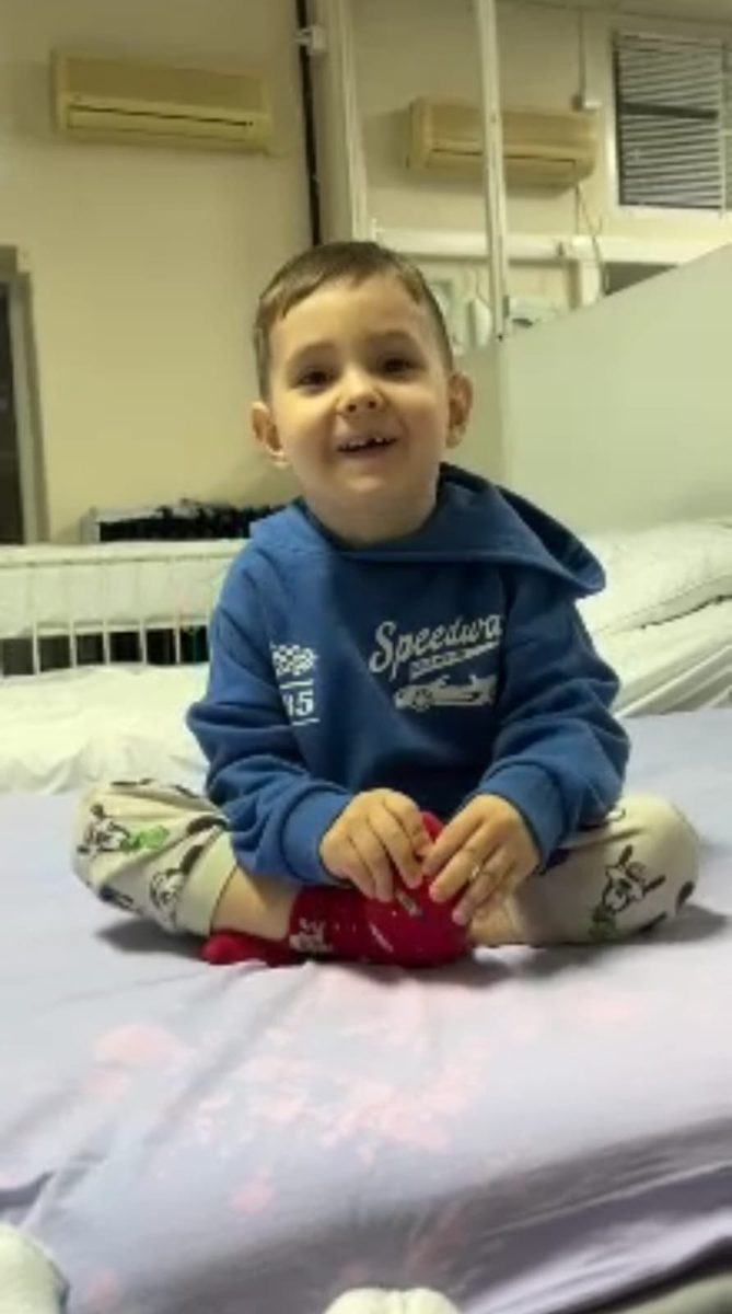 Balša during treatment